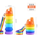 Regular Rainbow Silicone Cup